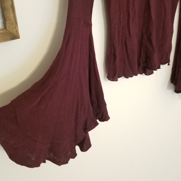 NWT Free People Dramatic Bell Sleeve Top - Picture 8 of 8